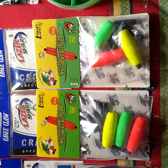 Assorted Hooks, Weights, Floats - Picture 3 of 9